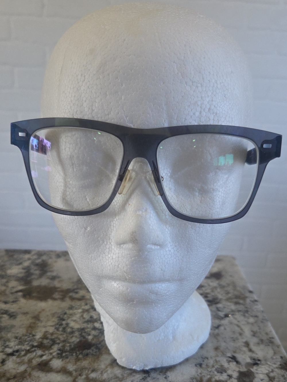 McQ by Alexander McQueen Translucent Mirrored Frames